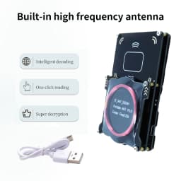 Proxmark3 512M RFID Reader Writer 125KHz 13.56MHz NFC IC ID Card Copier Decoder Access Control Key Clone Programmer