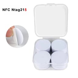 NFC 215 Tag Sticker, 504 Bytes, Rewritable NFC Label, Self-Adhesive, Wide Compatibility with All NFC-Enabled Devices