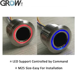 R503 New RGB Ring Indicator Light LED Control Round Fingerprint Module Access Control Arduino