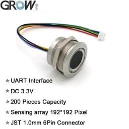 R503 New RGB Ring Indicator Light LED Control Round Fingerprint Module Access Control Arduino