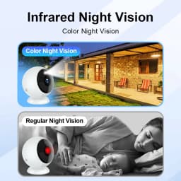 2K 5MP Wireless Security Camera - Magnetic Mount Battery Cam with AI Motion Detection, Indoor Outdoor HD Surveillance for Home