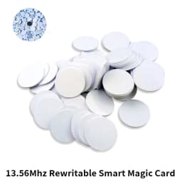 10/50pcs NTAG215 NFC Coin Tag Sticker 13.56MHz Round Rewritable NFC Tags 25mm Ultralight Universal Self-adhesive Label for NFC S