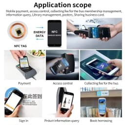10/50pcs NTAG215 NFC Coin Tag Sticker 13.56MHz Round Rewritable NFC Tags 25mm Ultralight Universal Self-adhesive Label for NFC S
