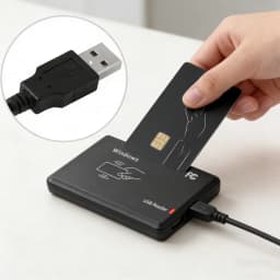 NFC Reader with USB Interface Access Control Encrypted Programmer with LED Indicator/Buzzer Compatible for Windows Linux MacOS