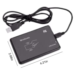 NFC Reader with USB Interface Access Control Encrypted Programmer with LED Indicator/Buzzer Compatible for Windows Linux MacOS