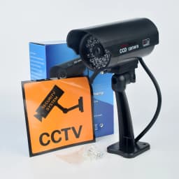 Eleopard CCTV Surveillance Camera With Flashing Red Led Light Outdoor Indoor Fake Camera Dummy Waterproof Security