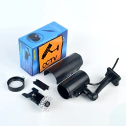 Eleopard CCTV Surveillance Camera With Flashing Red Led Light Outdoor Indoor Fake Camera Dummy Waterproof Security