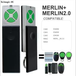 1-20Pcs Premium Garage Door Remote Control For Merlin E950M E960M C945 C943 C940 CM128 CM842 Gate Opener 433.30 434.54 433.92MHz