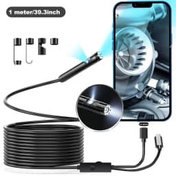7mm 1080P Endoscope Automotive Boroscope Inspection Device Camera For Apple Iphone IOS Smart Phone Android Type C Cars Mobile
