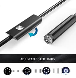 7mm 1080P Endoscope Automotive Boroscope Inspection Device Camera For Apple Iphone IOS Smart Phone Android Type C Cars Mobile