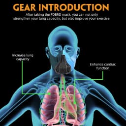 Sports Training Mask Adjustable 48 Breathing Air Resistance for Exercise Running Fitness Exercise Physical Endurance