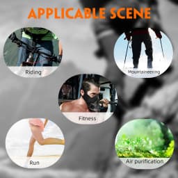 Sports Training Mask Adjustable 48 Breathing Air Resistance for Exercise Running Fitness Exercise Physical Endurance