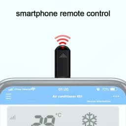Type C Smartphone Infrared Transmitter Adapter Smart App Control for TV and Devices with Infrared Remote Functionality