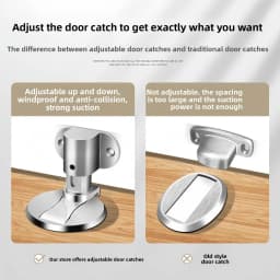 New - style Punch - Free Magnetic Floor Door Stopper, Door Holder, Anti - collision Door Stop, Strong - magnet Door