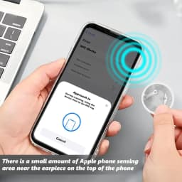 13.56MHz NTAG215 NFC Tag Stickers ISO14443A Self Adhesive RFID Labels Compatible All NFC Enabled Phones Rewritable NFC Sticker