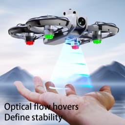 New ES800 Drone With WIFI FPV Hovering Professional 4K Camera Pocket Color Iights Remote Control Aircraft 360° Obstacle Toy Gift