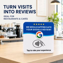 N-tag 215 Crad for Google Review NFC station table NFC 13.56Mhz Menu programmable Reviews display Adhesive-backed card