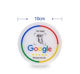N-tag 215 Crad for Google Review NFC station table NFC 13.56Mhz Menu programmable Reviews display Adhesive-backed card