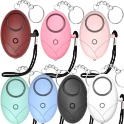 130db Personal Safety Alarm Keychain Anti-Wolf Self Defense Loud Scream Emergency Alert for Girl Child Women Security Protect