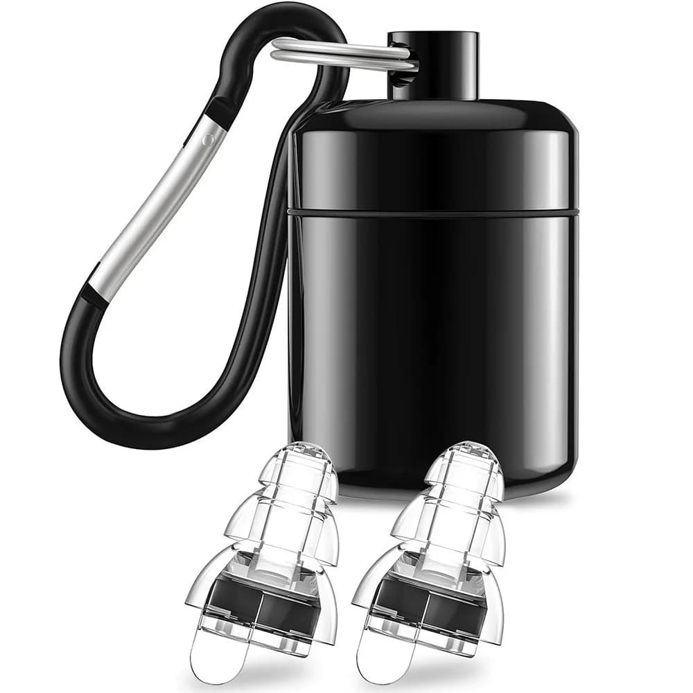 High Fidelity Music Earplugs with Noise Reduction Filter, Soundproof Drum Ear Plugs for Concerts Drummers Sleep Study
