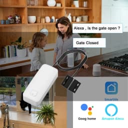 Tuya WIFI Smart Door Magnetic Detector APP Remote Control Home Anti-theft Door Iron Rolling Door Shutter Sensor Security Alarm