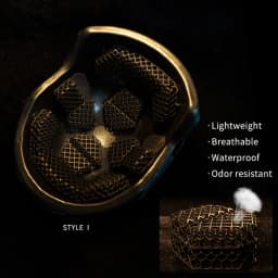 Tactical Helmet Liner Pad 3D Printed Honeycomb Polymer Cushion Breathable Shock Absorption Insert for Airsoft Hunting Outdoor