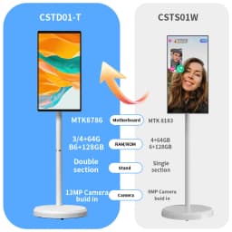 2026 Fashion Popular 21.5 Inch Battery-power Android 13 Lg Stand By Me Tv In-cell Touch Screen Gym Gaming Live Room Smart Tv