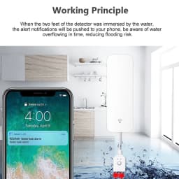 Tuya WiFi Zigbee Water Sensor Smart Leak Detector Flood Water Leakage Alarm Water Security Protection for Smart Home Smart Life