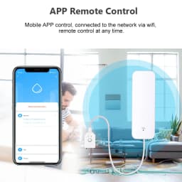 Tuya WiFi Zigbee Water Sensor Smart Leak Detector Flood Water Leakage Alarm Water Security Protection for Smart Home Smart Life