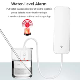 Tuya WiFi Zigbee Water Sensor Smart Leak Detector Flood Water Leakage Alarm Water Security Protection for Smart Home Smart Life