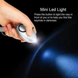 1-3pcs Personal Alarm With LED Light 130DB Anti Lost Wolf Self-Defense Safety Attack Emergency Alarms For Women Kids Elder