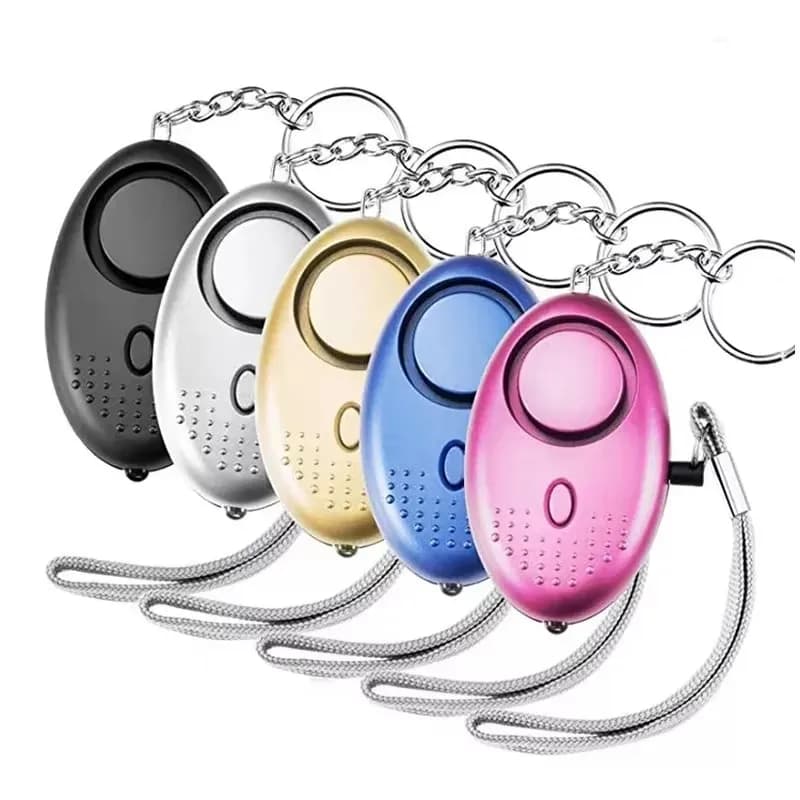 1-3pcs Personal Alarm With LED Light 130DB Anti Lost Wolf Self-Defense Safety Attack Emergency Alarms For Women Kids Elder