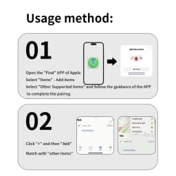 Smart Bluetooth Mini GPS Tracker For iOS System Find My APP Child Finder Locator Pets Bike Bag Anti-Loss Tracking Device