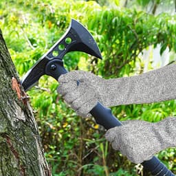 1/2PCS Level 5 HPPE Safety Sleeves Anti Cut Arm Puncture Gloves Cutting Resistant Bracers Protector Household Breathable Gloves