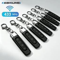 KEBIDUMEI 433MHz RF Cloning Remote Control Garage Gate Door Opener Key Duplicator Home Security Rolling Code Remote Transmitter