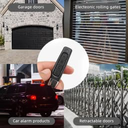 KEBIDUMEI 433MHz RF Cloning Remote Control Garage Gate Door Opener Key Duplicator Home Security Rolling Code Remote Transmitter