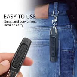 KEBIDUMEI 433MHz RF Cloning Remote Control Garage Gate Door Opener Key Duplicator Home Security Rolling Code Remote Transmitter