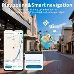 RSH 4-Pack Security GPS Tracker Car Wallet Pets Anti Loss Eco Smart Tag for Google's Find Hub Android Locator for Xiaomi Pixel