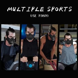 Workout Running Gym Mask Adjustable 48 Breathing Levels Air Resistance Sports Mask Fitness Exercise Physical Endurance Training