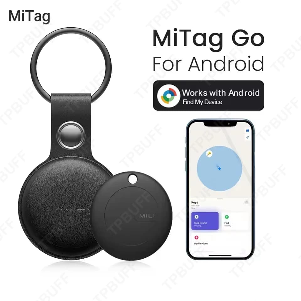 MiLi GPS Tracker Mitag Bluetooth Smart Locator Anti-Lost Device Mobile Keys Elderly Finder Work With Android Find My device