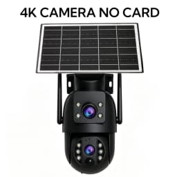 JOOAN 4K Outdoor Solar WiFi Camera Dual Lens Motion Detection Night Vision Low Power Battery IP Camera CCTV Security Protection
