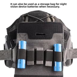 BOOIU Helmet Counterweight Tactical Helmet Balancing Weight Bag Counterbalance W/5 Counter Blocks for OPS Fast PJ MH Accessories