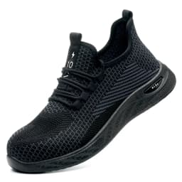 Men's Safety Shoes, Breathable Work Sports Shoes, Puncture and Smash Resistant Work Boots, Safety Protective Shoes Tactical Boot