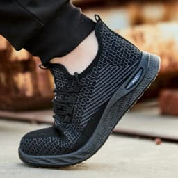 Men's Safety Shoes, Breathable Work Sports Shoes, Puncture and Smash Resistant Work Boots, Safety Protective Shoes Tactical Boot