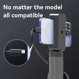 Two-Way 360° Rotating Borescope, 1080P Camera, Endoscope with Light, 6mm Waterproof Probe, Endoscope with Android/iOS Phone