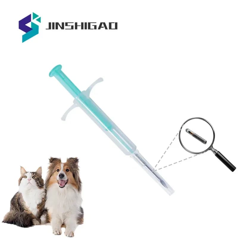 20pcs Pet Microchip 134.2khz FDX-B ISO11784/11785 Universal Standard Dog Microchip Implant RFID Chip For Dogs Cat Identification