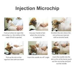 20pcs Pet Microchip 134.2khz FDX-B ISO11784/11785 Universal Standard Dog Microchip Implant RFID Chip For Dogs Cat Identification