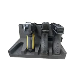 4 Slots Soft EVA Foam Pistol Holder Rack Organizer Gun Protective For Gun Safe Cabinet Storage Handgun Stand Hunting Accessories