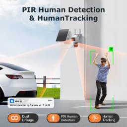 SHIWOJIA 6K 12MP 15X ZOOM Solar Camera 4G SIM /WIFI Three Lens Recording Dual Screen Human Auto Tracking Color Night Vision UBox