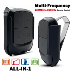 280MHz-868MHz Garage Door Opener Multi-Frequency Remote Duplicator Code Grabber Clone Multi-brand Electric Gate Barrier Keychain